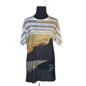 Pierim Rio de Janeiro Brasil print short sleeves t shirt size Medium